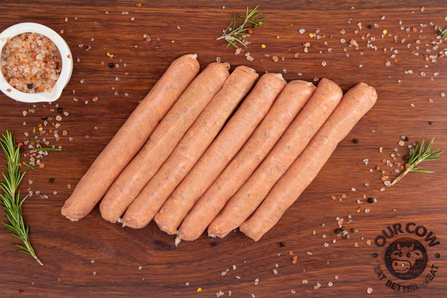 Grass Fed Lamb & Rosemary Sausages