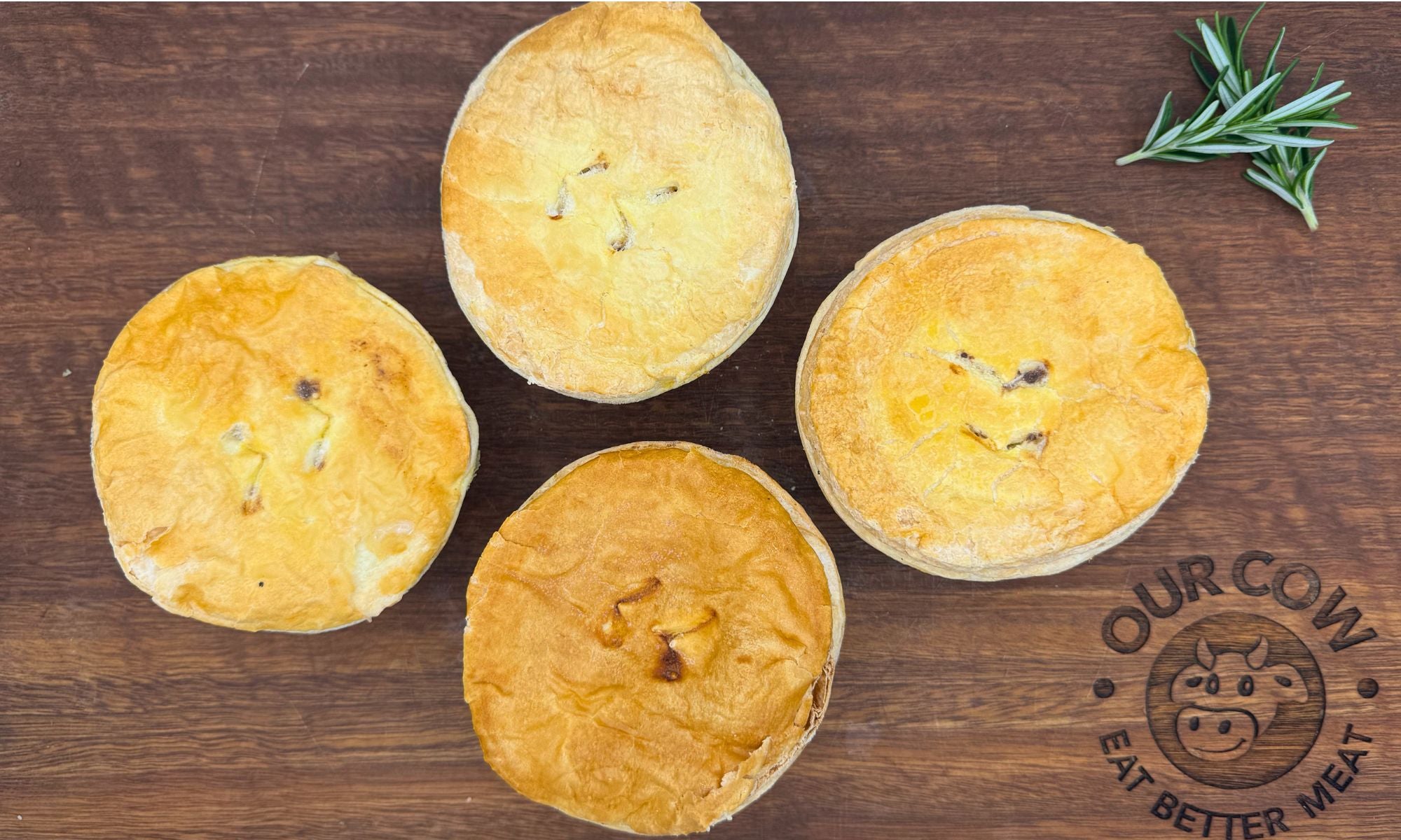 Plain Beef Lunch Pies 4pk