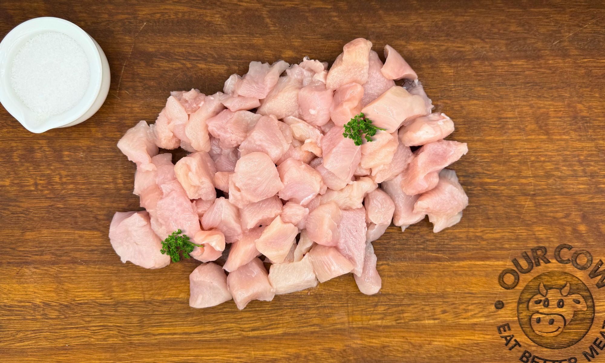 Free Range Diced Chicken Breast 500g