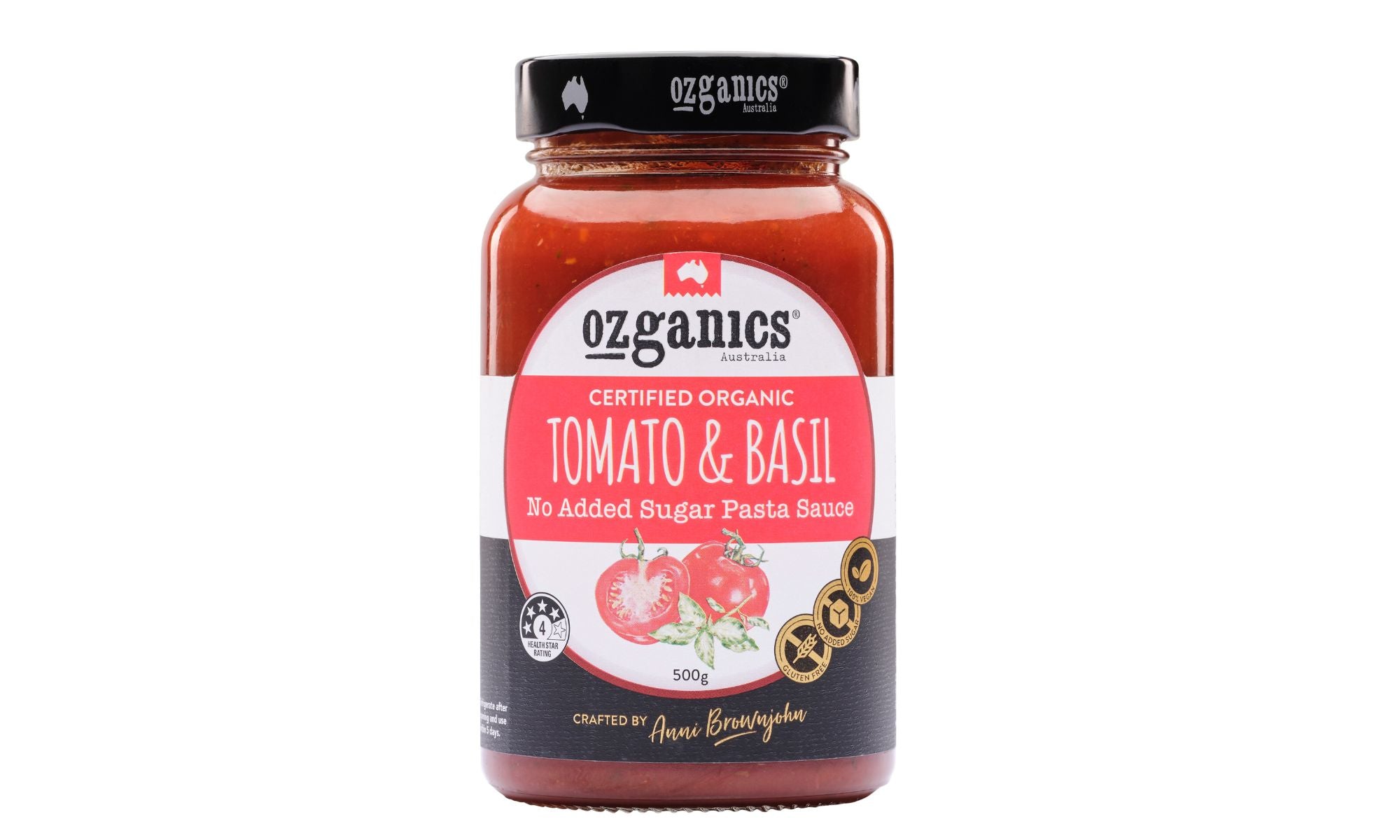 Organic Tomato and Basil Pasta Sauce